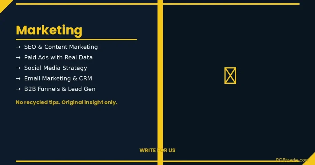 Write For Us — Business Marketing