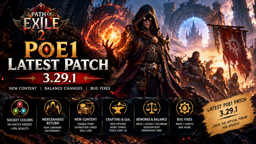 PoE1 Patch: Latest Version, What Changed, and How to Read Patch Notes